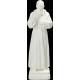 Statue Padre Pio 30 cm en résine blanche