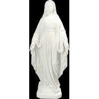 Statue Miraculeuse avec mains amovibles 60 cm en résine blanche