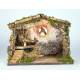 Cabane vide pour personnages de crèche de 12 – 13 cm (33x18x24cm)