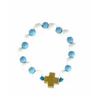 Tientallen wit blauw 