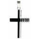 Croix en acier 30 x 20 mm