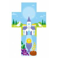 Croix murale communion 14 cm