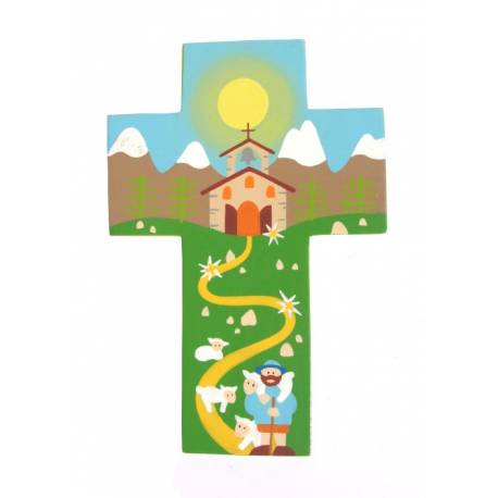 Croix Murale 15 cm Bon Berger