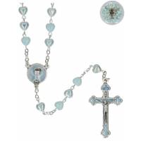 Chapelet - Bleu irisé - Bte Communion