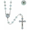 Chapelet - Bleu irisé - Bte Communion