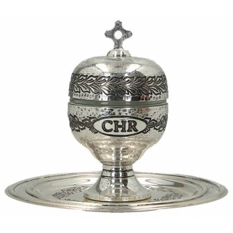 1 Ampul Voor H Olië CHR D 15 Cm Verzilverd 