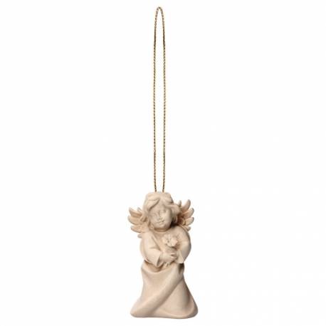 Ange Avec Trefle A Pendre 6 Cm Naturel