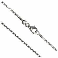 Ketting 60 cm + Karabijnhaak - Zilver + Rhodium 