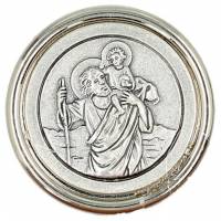 Médaille aimantée Saint Christophe 30 mm