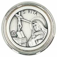 Médaille aimantée Sainte Rita 30 mm