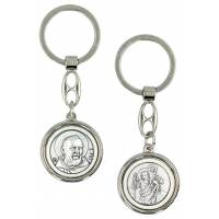 Porte-Clefs 30 mm St P.Pio / St Christophe