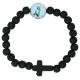 Armband op elastiek O.L.V. biddend Assort. kleuren 
