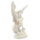 Statue 12 cm - Albâtre + Or - St Michel