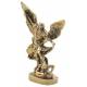 Statue 12 cm - Albâtre bronzé - St Michel