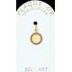 Médaille plaqué-or émail - Vierge 10 mm