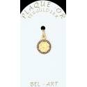Medaille plaqué-goud email - O.L.V. 10 mm 
