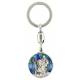 Porte-Clefs - St Christophe - 30 mm - Email Bleu