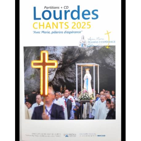 Lourdes - Chants 2025 - Partitions + CD