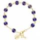 Armband-tientje Assortiment kleuren Ketting verguld 