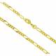 Ketting 45 cm + Karabijnhaak Pl-Or 