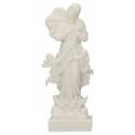 Statue 17 cm - Albâtre - Marie qui défait les noeuds