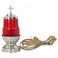 Lamp/H Sacrament H17X7 cm Rood Glas Messing vernikkeld / 220 V 