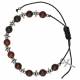 Armband op koord - hout kralen 