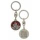Porte-Clefs St Christophe / KGT30 mm Email rouge
