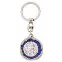 Porte-Clefs - St Christophe - Email bleu