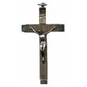Kruisbeeld - 11 cm - Metaal - Bruin 