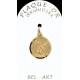 Médaille plaqué-or - St Michel - 16 mm