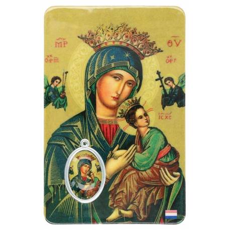 Carte-Méd-Prière - Vierge du Perpétuel Secours - NL