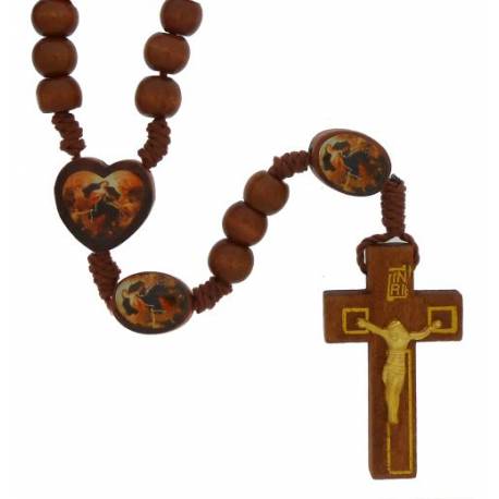 Rozenkrans Maria die de knopen ... - Hout op koord 