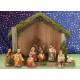 Crèche de Noël composé de 11 personnages de 03 cm (12 x 6 x 9.5cm)