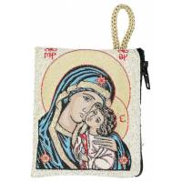 Etui Chapelet - 6.6 X 7.2 cm - Vierge et Enfant