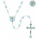 Chapelet - Bleu irisé - Bte Communion