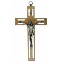 Croix murale 15 cm Bois