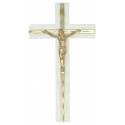 Kruisbeeld 15 cm - Wit 