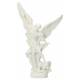 Statue 30 cm - Albâtre + Or - Saint Michel