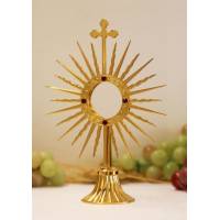 Ostensoir H 20 Cm Diam Int 3.5 Cm/Dore
