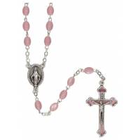 Chapelet Imitation nacre - Rose