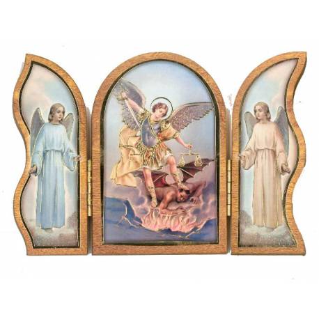 Triptyque 13 X H09 cm - St Michel - Anges