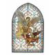 Cadre Vitrail - 8.5 X 13.5 cm - St Michel
