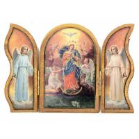 Triptyque 13 X H09 cm - Marie qui défait les noeuds - Anges
