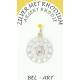 Médaille Argent Rhodié - Ange 20 mm