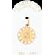 Médaille plaqué-or - Ange 20 mm
