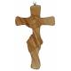 Croix murale 18 cm Bois d'olivier
