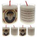 Set 4 Kaarsen St Charbel Doorzichtig 