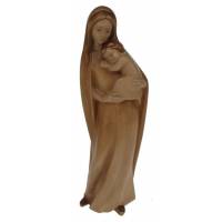 Bois sculpté - Vierge Moderne - 20 cm - Ton Bois
