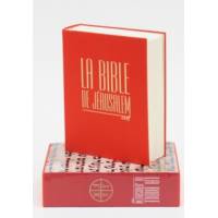 Bible de Jérusalem - Grand format - Tissu rouge + étui